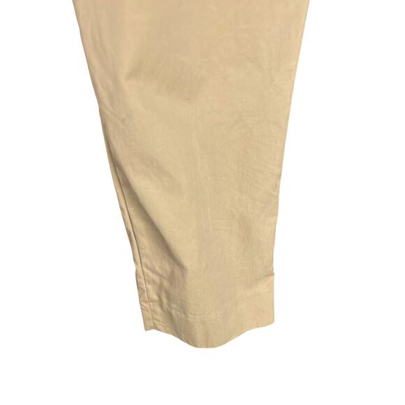 Women's A.P.C. Pleated Belted Straight Leg Khaki Pants EU 36 (US 26/27 Waist) - Picture 4 of 8